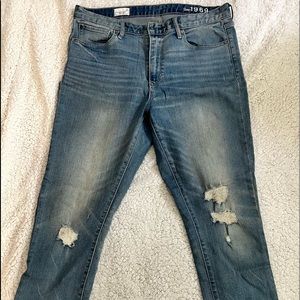 Gap 1969 Always Skinny Highrise Distressed Jeans
